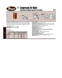 Thumbnail of document Data Sheet - CAM Compressed Air Meter
